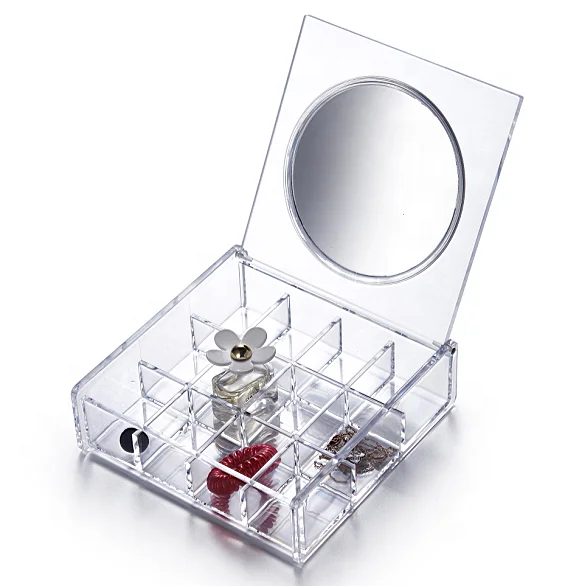 

Factory Made Modern Acrylic Show Jewelry Case Display, Clear or other colors