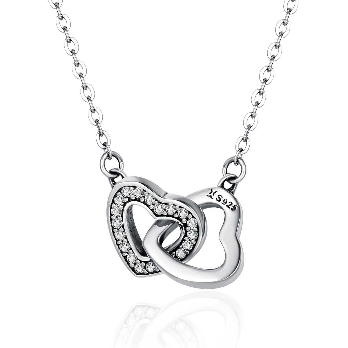 

Hot style heart-shaped S925 sterling silver ladies necklace, Avaliable