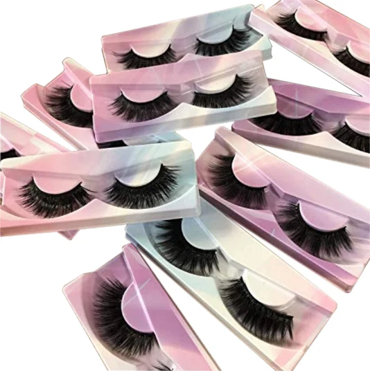 

Wholesale False Lashes OEM Private Label Customized Packaging 25mm Mink Lashes Strip False Lashes 5D Mink Eyelashes, Black