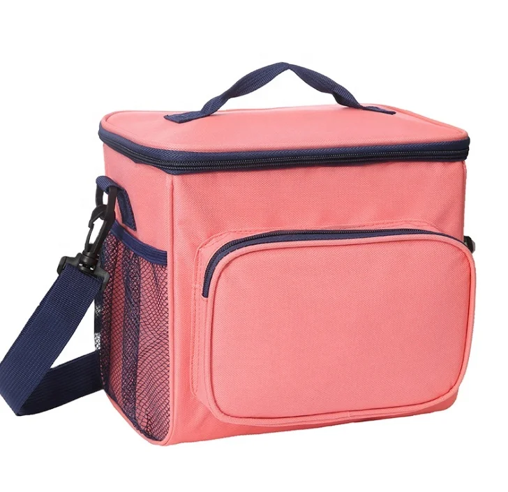 

Wholesale portable lunch bag large capacity insulation cold storage bag multi-color optional meal delivery cooler bag
