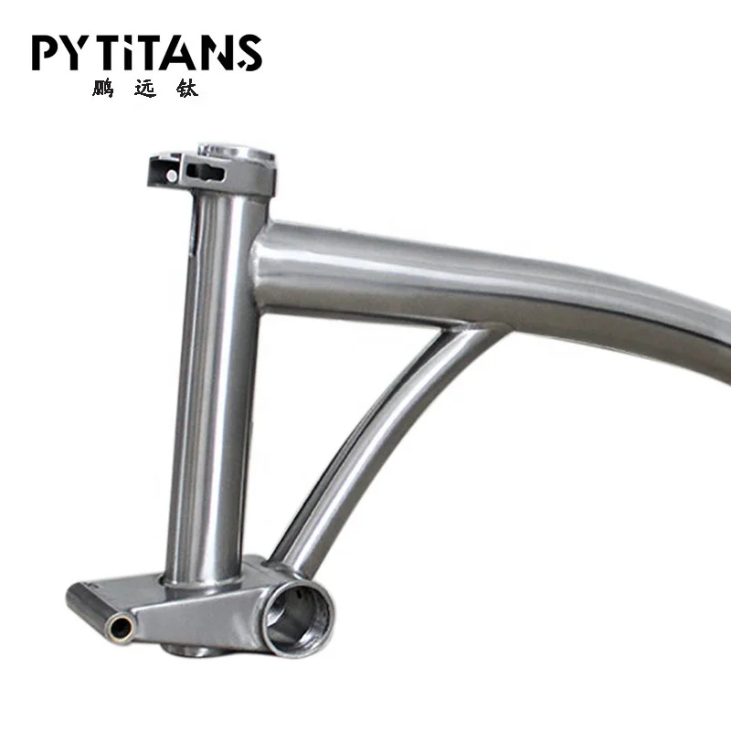 

Factory Direct Sale BP Titanium Folding Bike Frame Size 16 20 Folding Bike Accessories, Optional