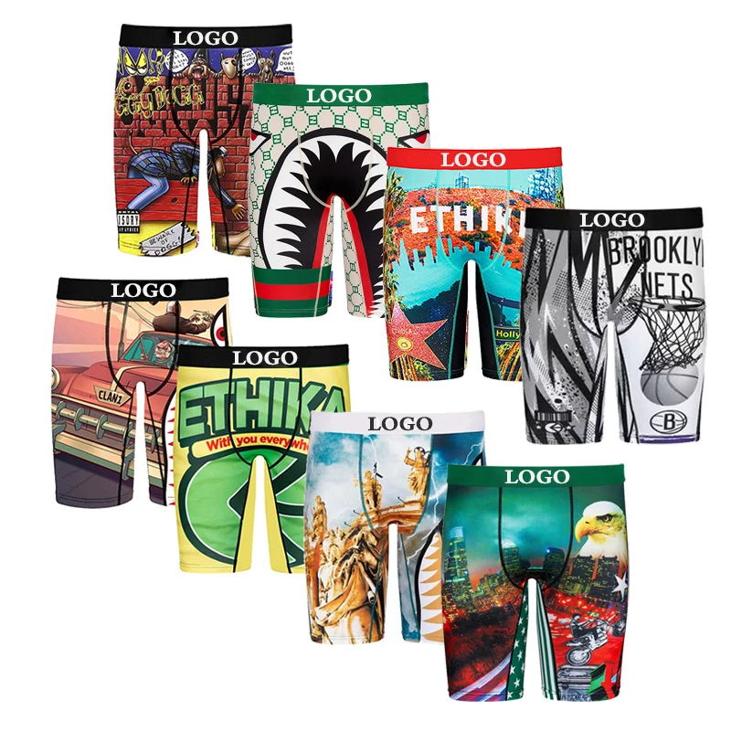 

2021 Oem Custom Mens Ethikaed Boxer Briefs Men Underwear Ethikaed underpants for men