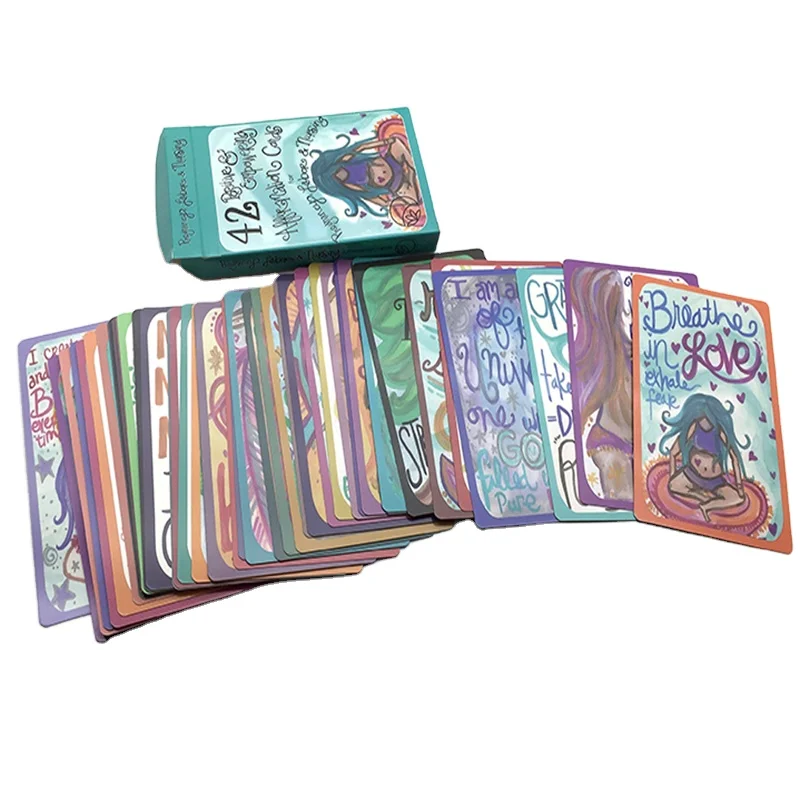 

Wholesale Custom Printing High Quality Tarot Oracle Playing Game Card Deck Set, Customized color