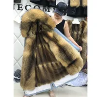 

Fashionable High Quality real fur coat women winter fur coat women raccoon fur coat