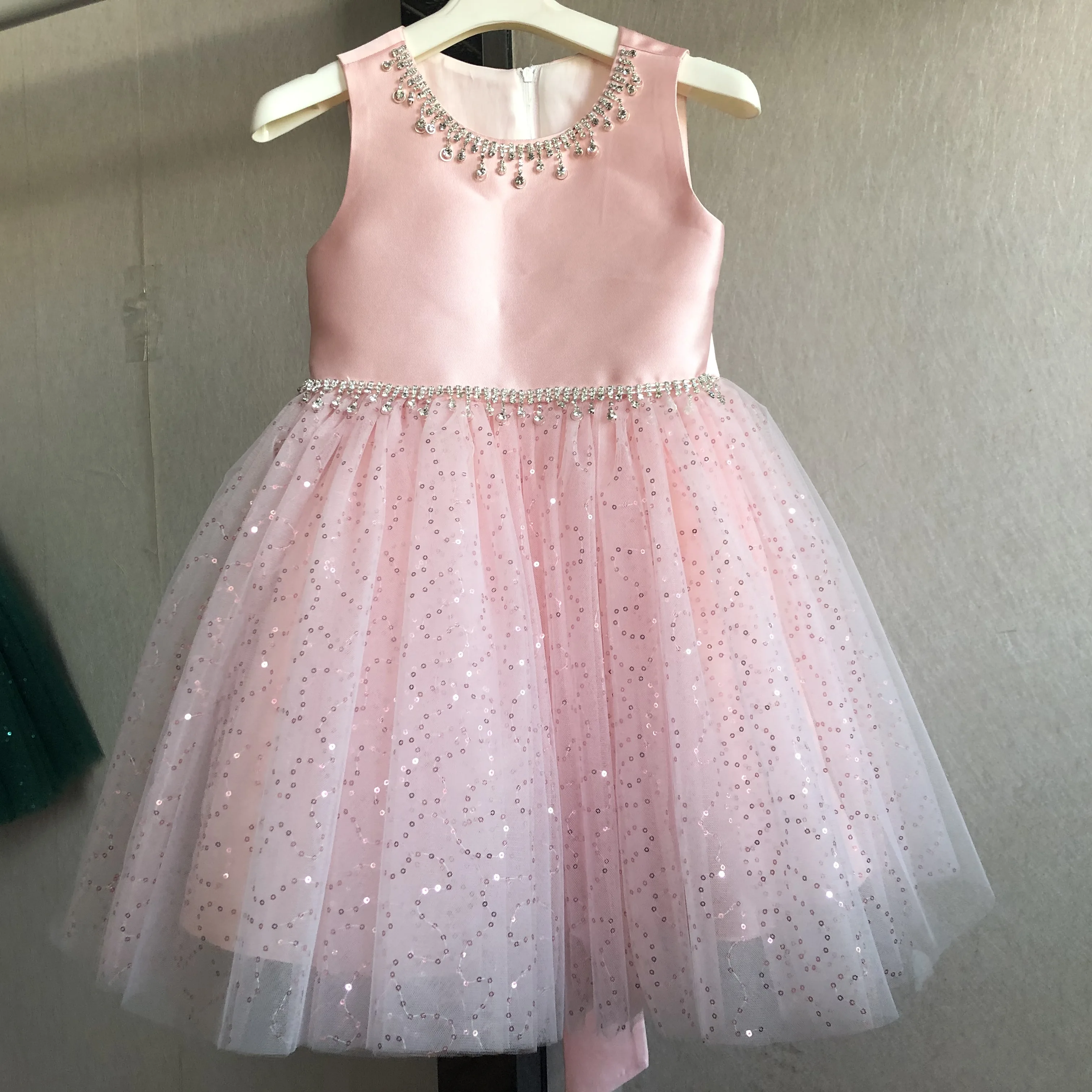 

2020 children clothes short sleeve party princess girls dresses for 8 years, Purple
