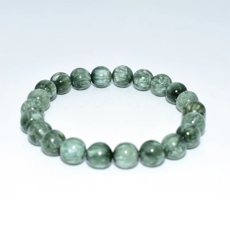

Trade Insurance Natural Stone Jewelry  Seraphinite Beads Bracelet