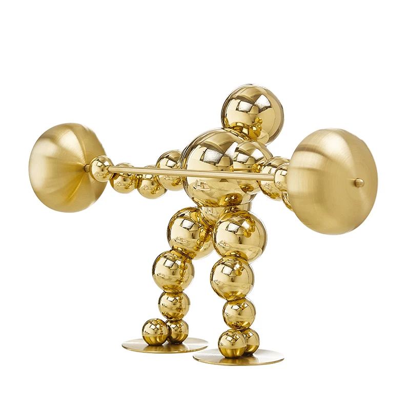 

Metal sculpture gold modern luxury home decoration decoration living room office decoration