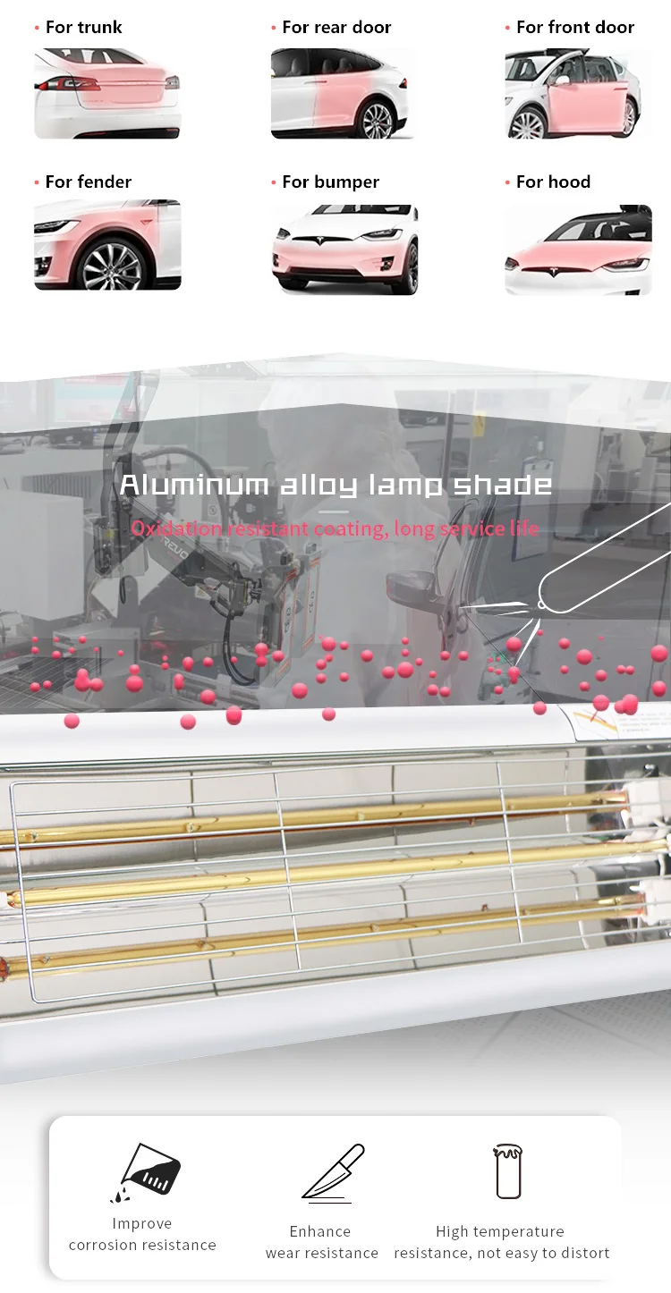 shortwave infrared curing lamp