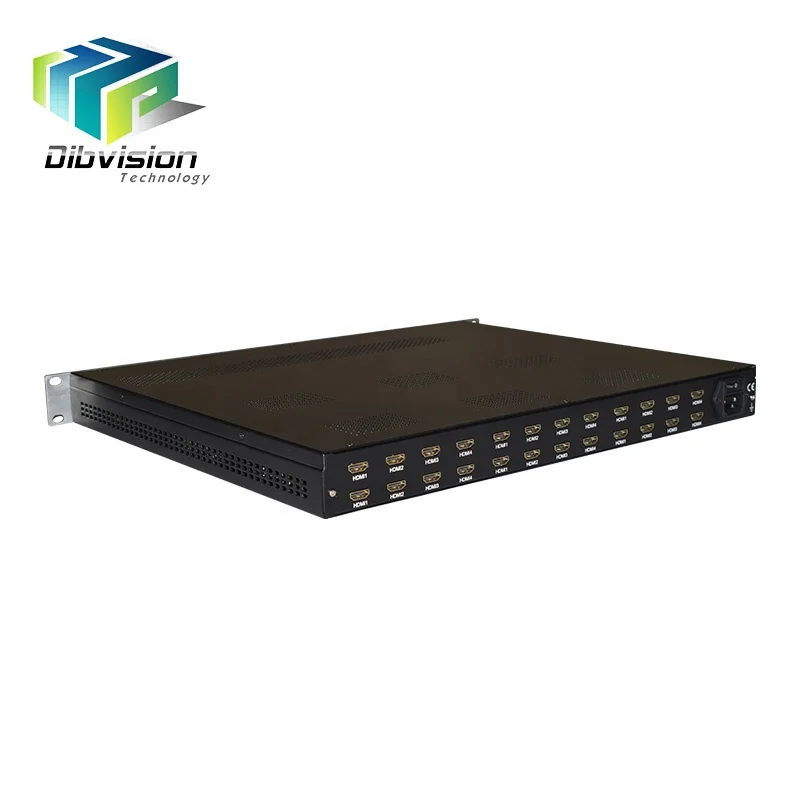 

h.265 HEVC DVB-T2 headend 24 hd-mi live streaming video encoder with independent multiplexing output and IP out