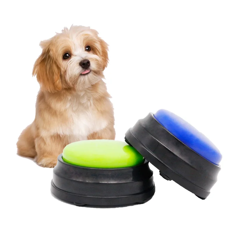 

Recording sound button dog training bell talking buzzers for dog use, Customized color