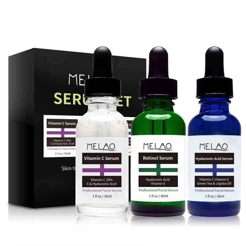 

Wholesale Hydrating Vitamin CHyaluronic Acid Face Serum Set
