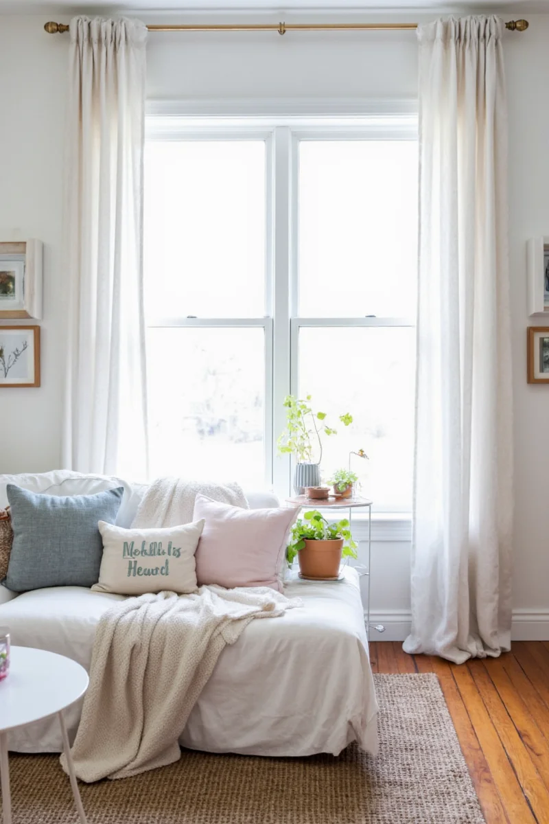 Rustic Haven Farmhouse Style Linen Curtains