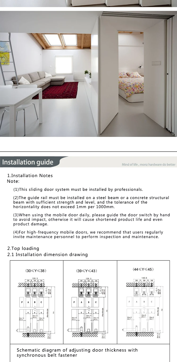 Enlace De Tres Vías Para Puerta De Madera Maciza,Marco De Metal,Puerta