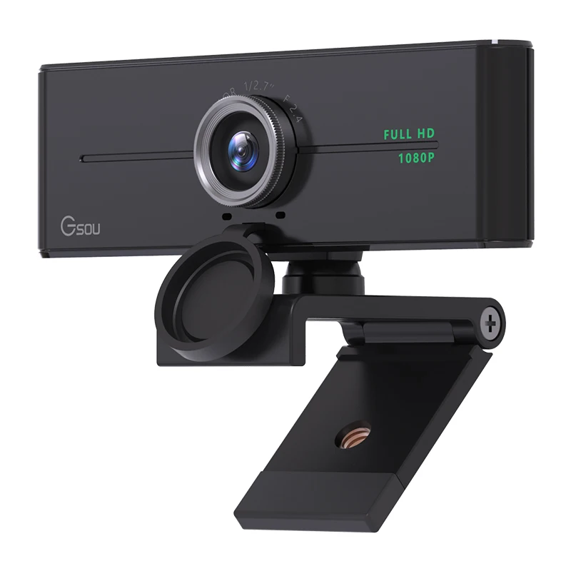

GSOU 2021 Home office HD computer camera with microphone free drive Webcam 1080P