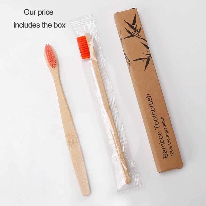 

100% Biodegradable cepillos bambu tooth brush eco bamb charcoal soft bristles wooden bamboo toothbrush private label, White, gray, brown, black, color ect.