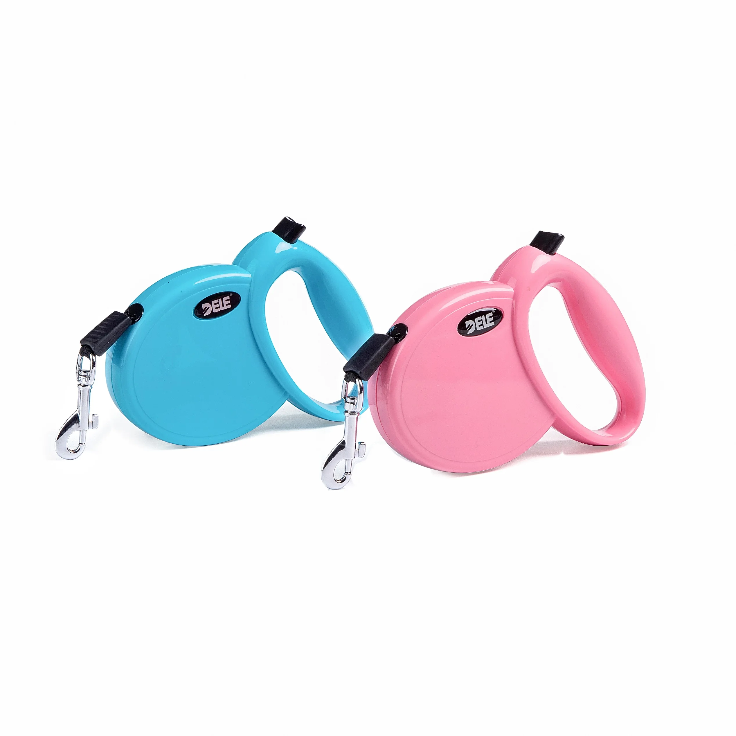 

Nylon retractable fashion professional easy carry dog leash, Blue pink or customized color