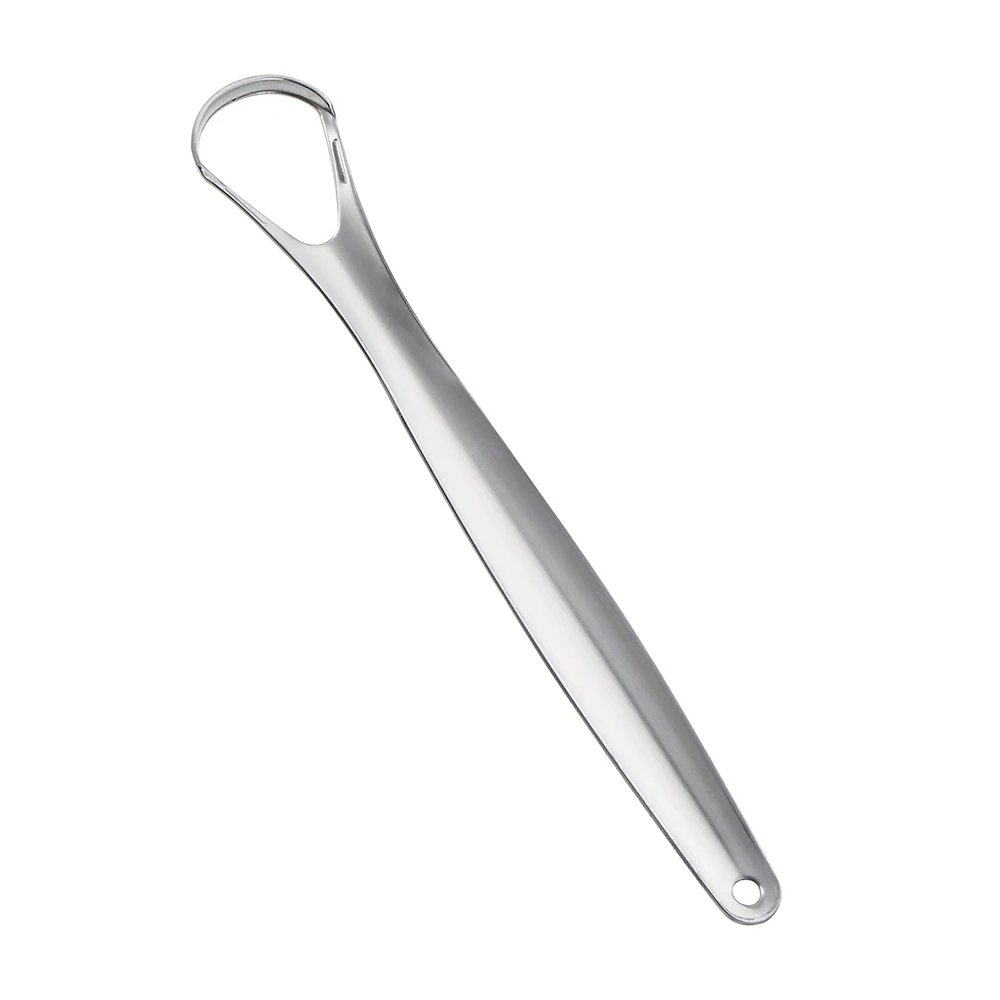 

Wholesale Mouth Cleaning Stainless Steel Tongue Cleaner Scraper, Silver