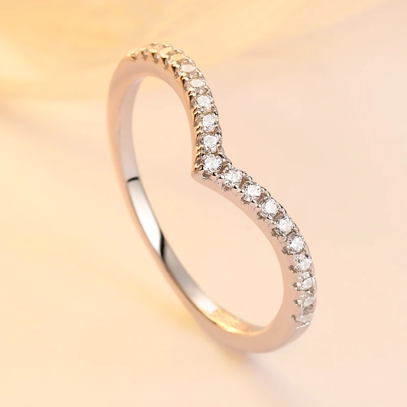 

New Fashion 925 Sterling Silver Rings in Stock Wedding Rings