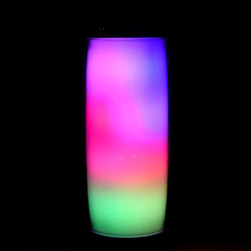 

Portable color LED light speaker Bass HIFI loud sound speakers wireless blue tooth speaker for party home office