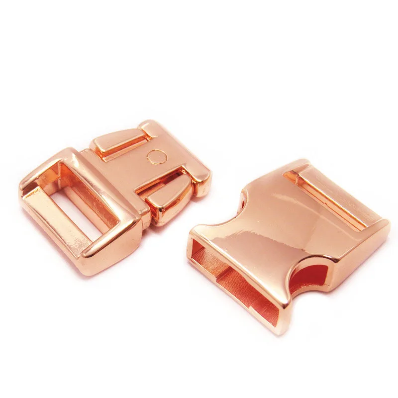 High Quality Zinc Alloy 16mm Custom Logo Adjustable Side Quick Release