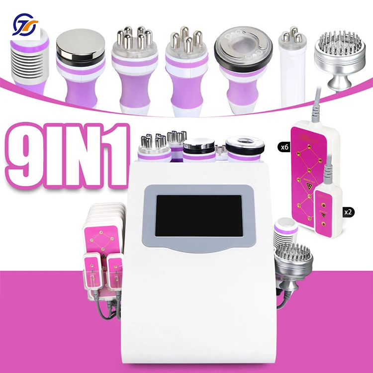 

Body Shaping salon 40K 6 In 1 Ultrasonic vacuum Cavitation System ultrasound body slimming cavitation body Cavitation rf machine