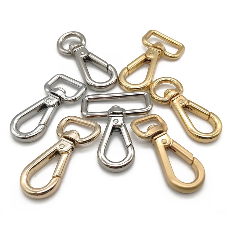 

High Quality Snap Hook Metal Accessories for Bag Swivel Snap Dog Hook for Handbag, Light gold/nickel/customized size