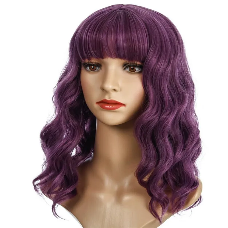 

New European style women curly hair wigs synthetic hair wig