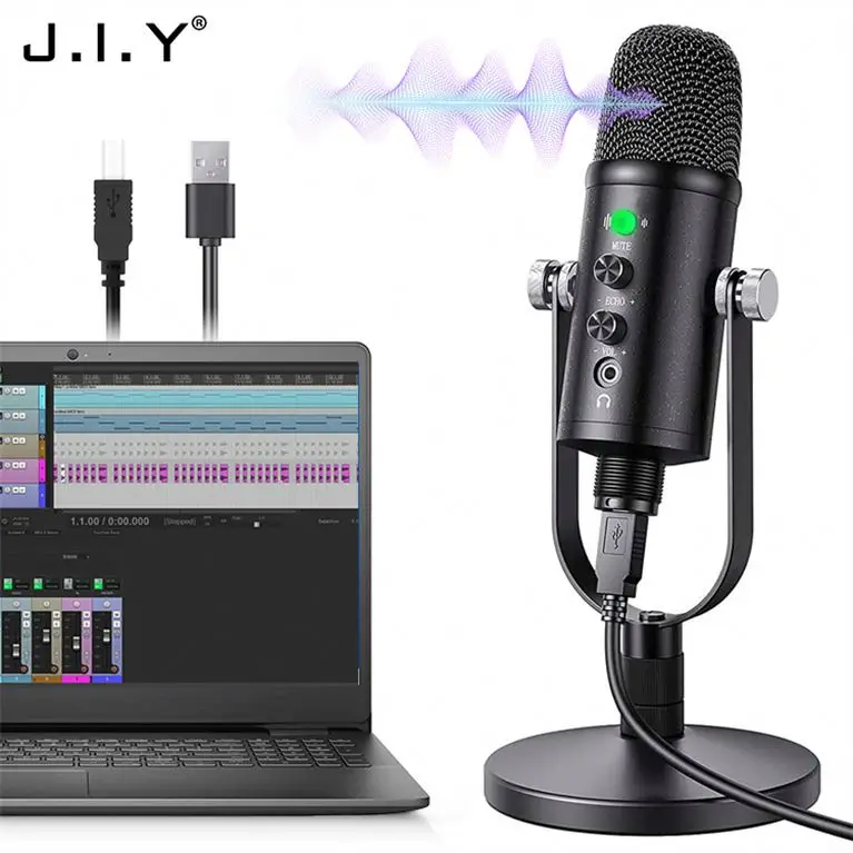 

BM-86 High Quality High Sensitivity Electret Condenser Microphone For Youtube Chatting, Black