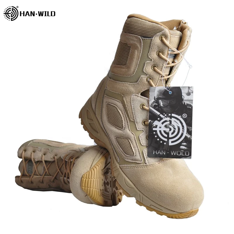 

HAN WILD Outdoor Hiking Camping Sports Shoes combat boots tactical boots