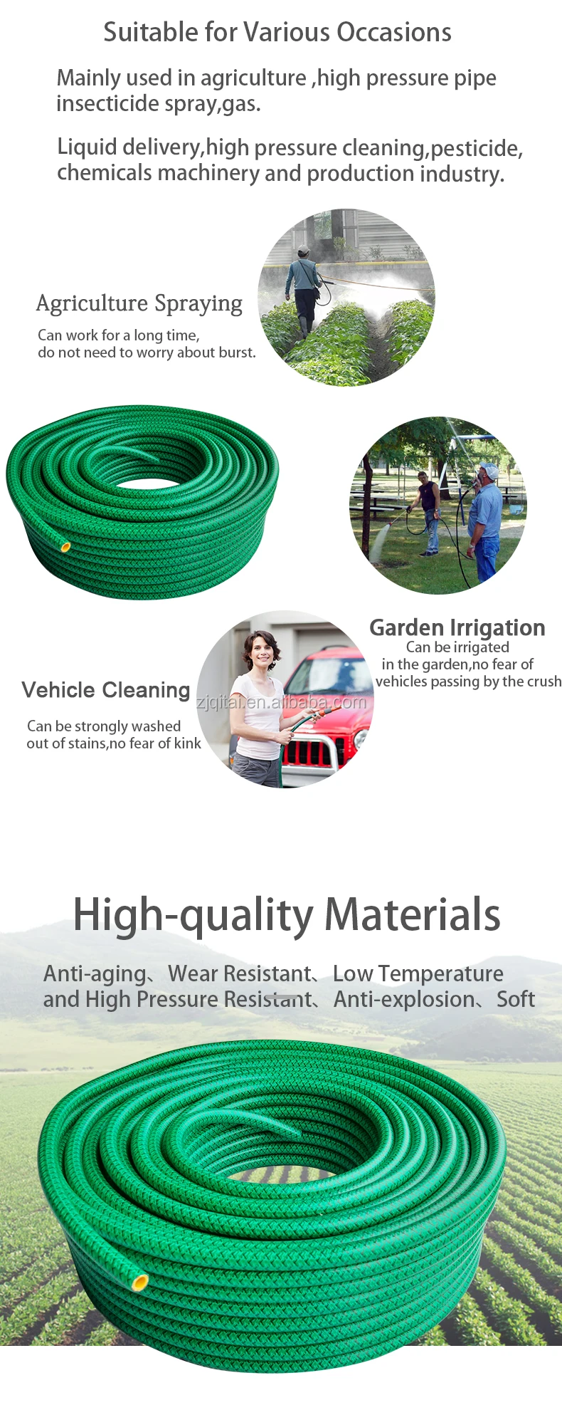 Qitai Close Braided Method Spray Hose Pvc Material Corners For Water Pipe Buy Water Hose Pipe Pvc Hose Pipe Water Tube Product On Alibaba Com