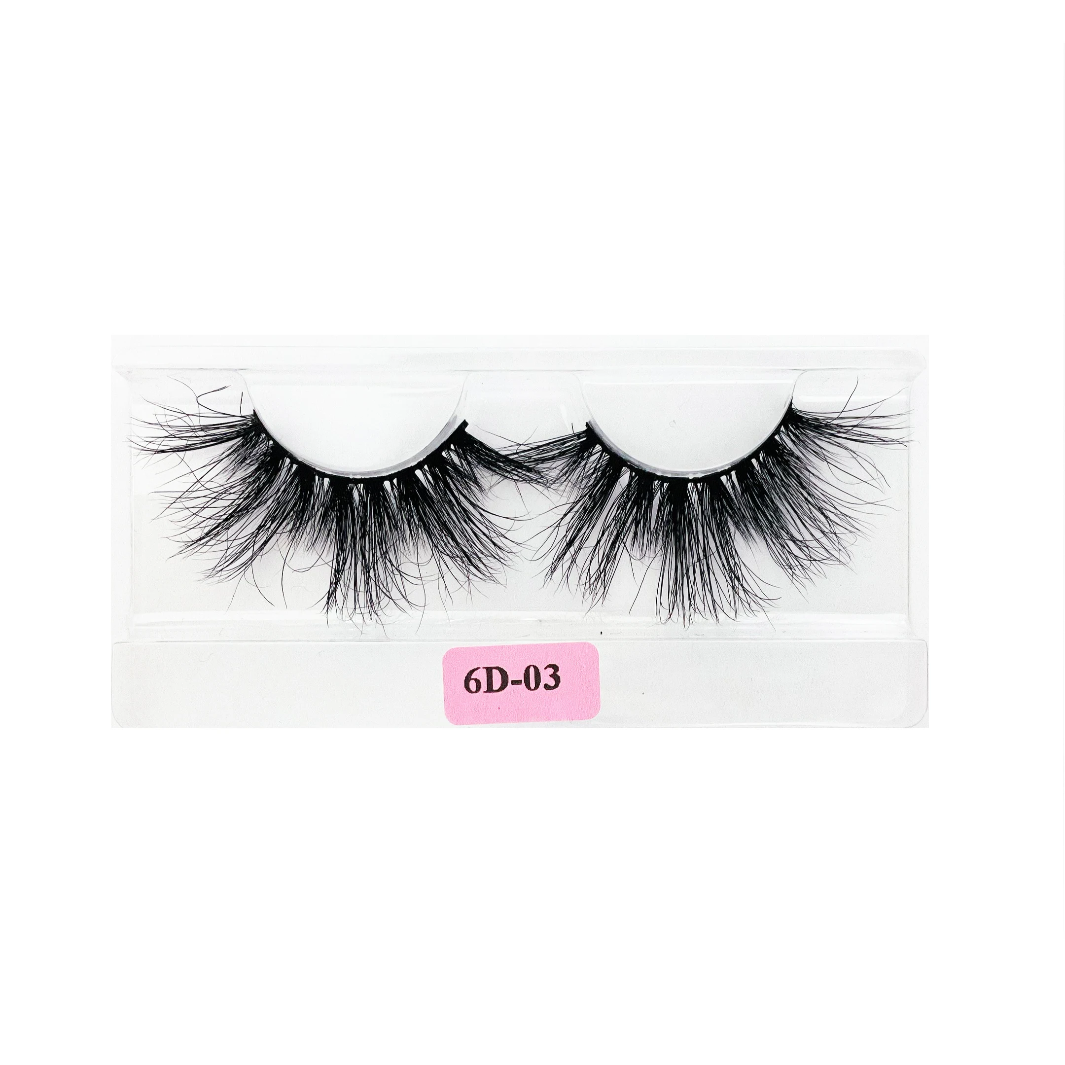 

2021 new arrivals long 25mm mink eyelash vendor customized boxes, Black color