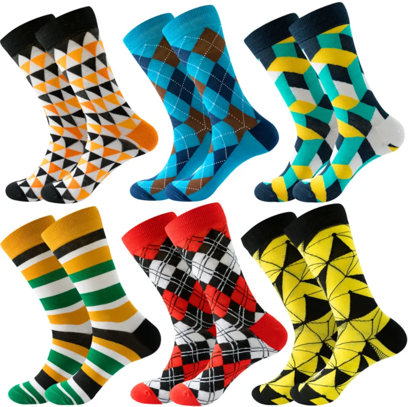 

2021 soks Fashion Custom design funky socks funny custom logo sock manufacturer men's socks