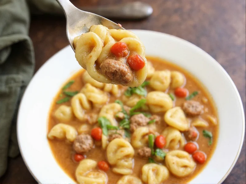 Perfect Creamy Sausage Tortellini Soup Recipe
