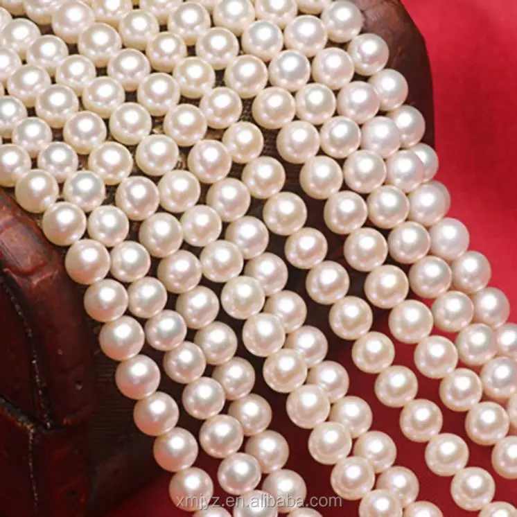 

Certified ZZDIY068 Manufacturers Direct 9-10Mm Round Semi-Finished Pearl Necklace Jewelry Wholesale Holed Loose Pearls