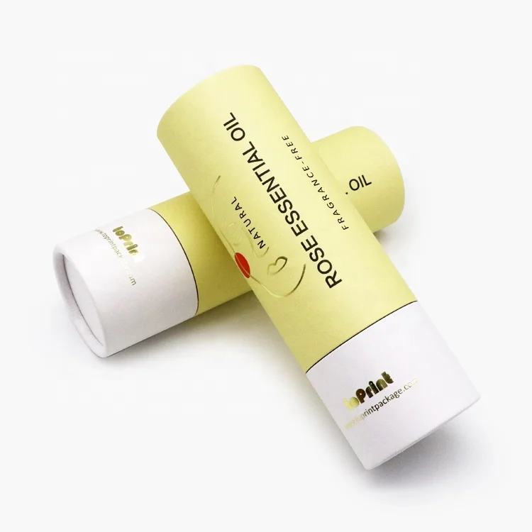 
Custom Printed Eco Friendly Skincare Perfume Bottle 100Ml Packaging Kraft Cylinder Gift Paper Tube Package 