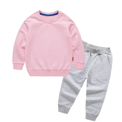 

Kids clothes girls' Jogging Unisex Boys Girls sweatshirts sweatpants Boys' Tracksuits Sweatsuit 2 pcs sets Girls' clothing sets, 11 color