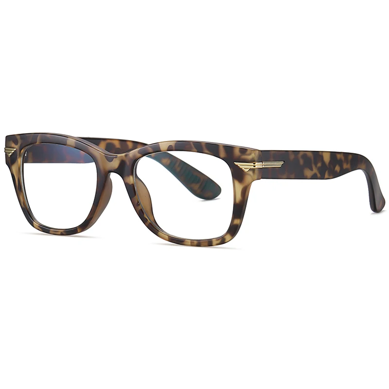

2021 Blue Light Blocking Square Frame Clear TR90 Eyeglasses Unisex Fashion Designer Optical Frame For Men Women Custom Logo