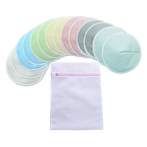 

Washable bamboo baby feeding cloth Nursing pads reusable lactation charcoal breast pads