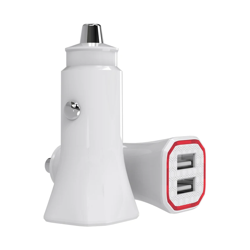 

Factory Quick Charge 2 USB Port Car mobile Charger with 2.1A Charging 2 USB Data QC3.0 Car Charger For Iphone Android