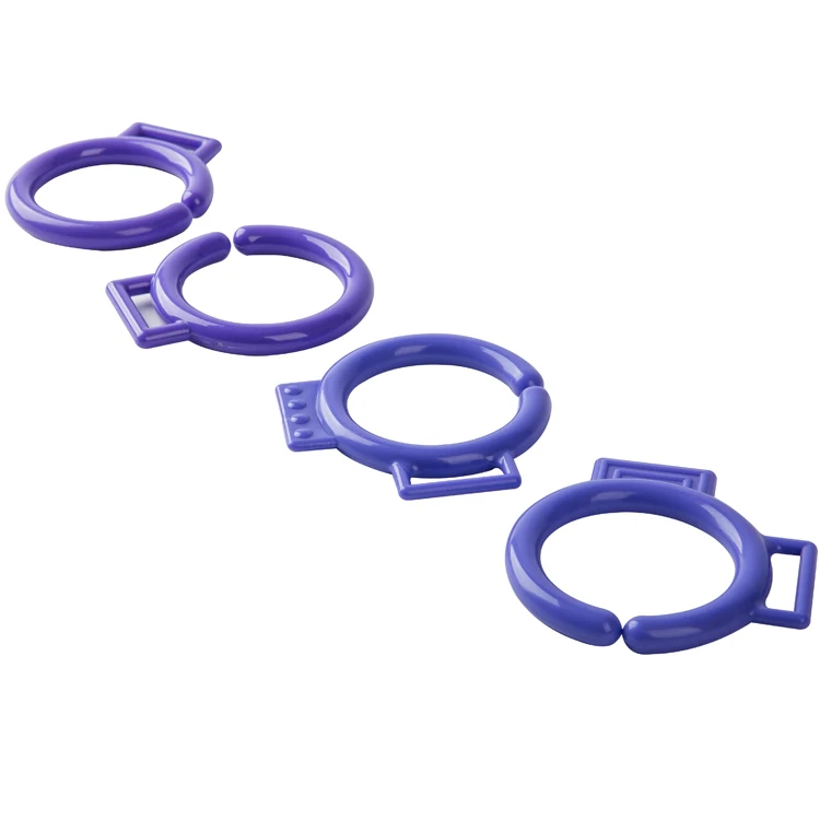 

Blue baby toy hanger ring stroller toys chain link, Multi