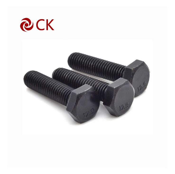
Hex bolt manufacturer high quality DIN933 8.8 grade galvanized hex bolts 