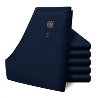 

Free Shipping Plus Business Straight Casual Suit Trouser Men's Pants