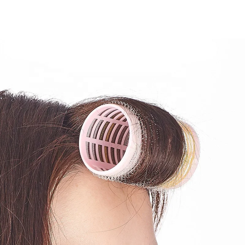 

6pcs Air Filled Bangs Curling Magic Device Plastic Hair Curling Tube Domestic Buckle Short Hair Big Curl