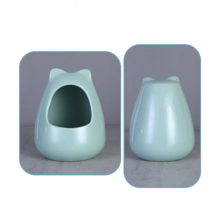 

Temperature Lowered Ice Pet Cage Ceramic Cool Hamster Cage Easy Clean Hedgehog Cage