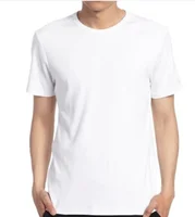 

Breathable running gym quick dry fit 100% cotton Custom printing blank plain men tshirt white shirts