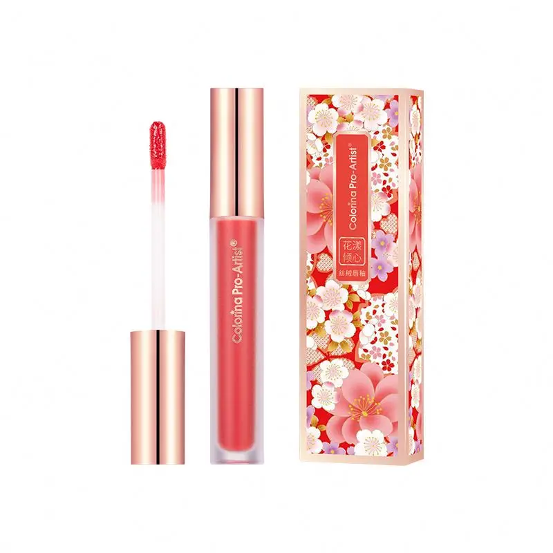 

Colorina makeup cosmetics halal vagan best lip gloss lipgloss customized private label velvet high quality matte liquid lipstick, 8 colors