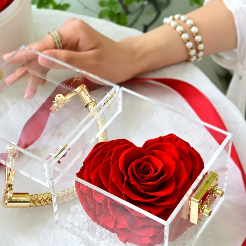 Luxury Valentine Gift Lovely Rose Flower Eternal Forever Everlasting
