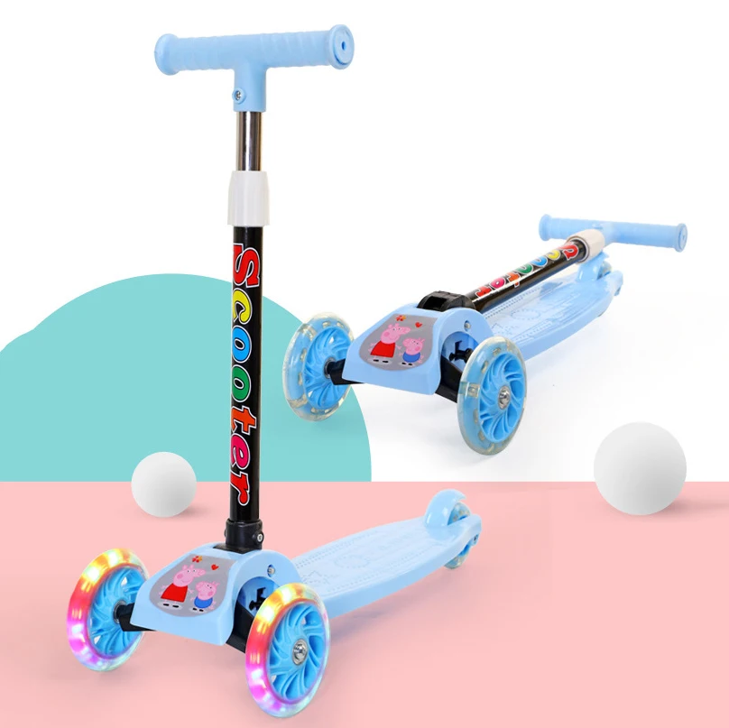 

High Quality Led Light Kid Toy Kick Scooters Sports Scooter Kids 3 In 1 Folding Scooter For Kids
