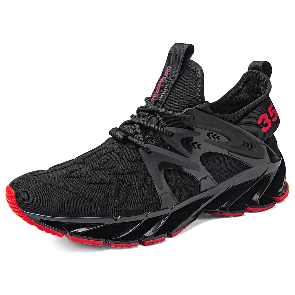 

XIDISO Wholesale china vintage lightweight men women other trendy shoes walking sneakers boy jogging casual sport shoes, Black/white/red