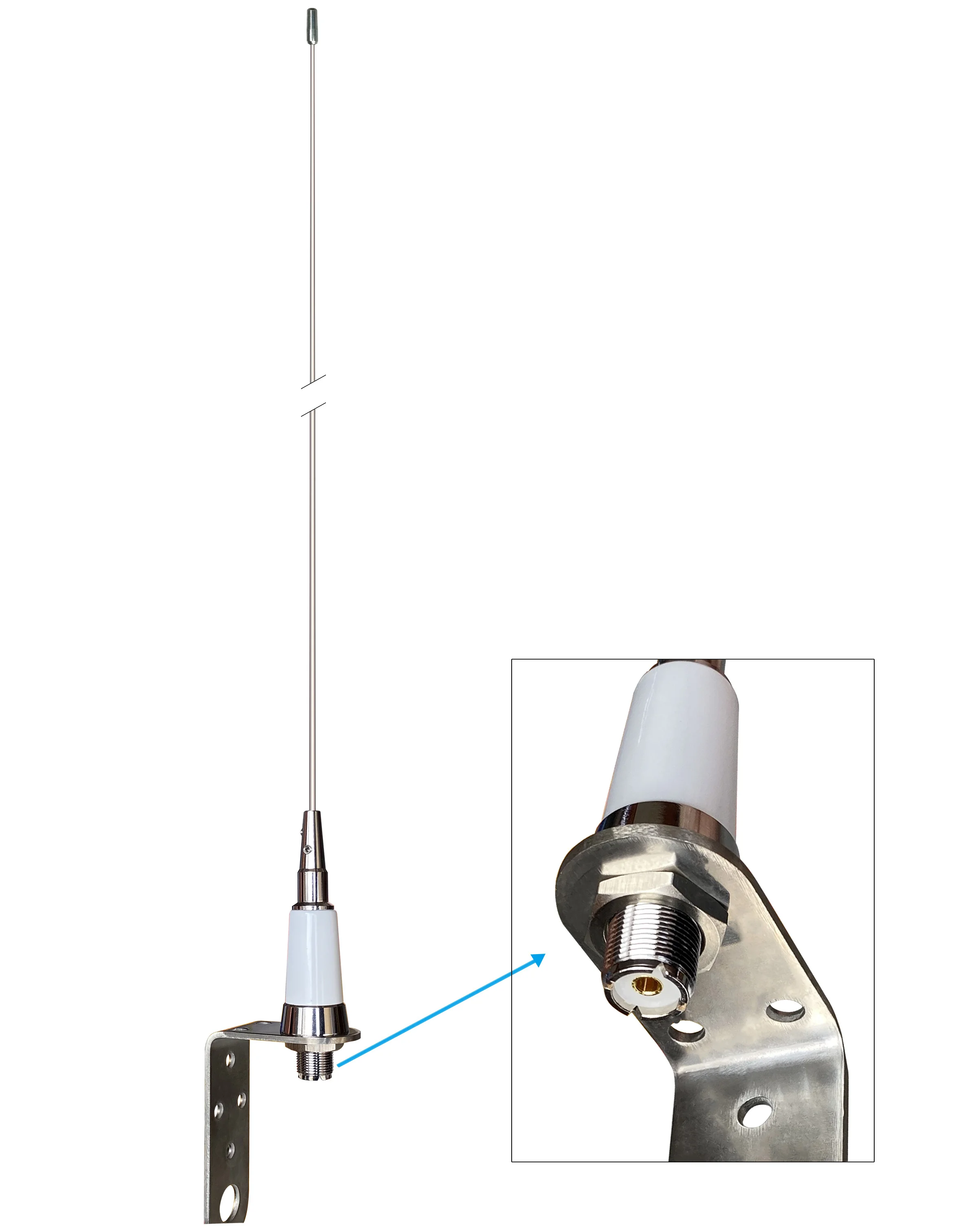 Uhf 400470mhz Radio Base Station Fiberglass Antenna,Uhf 3.2m Omni